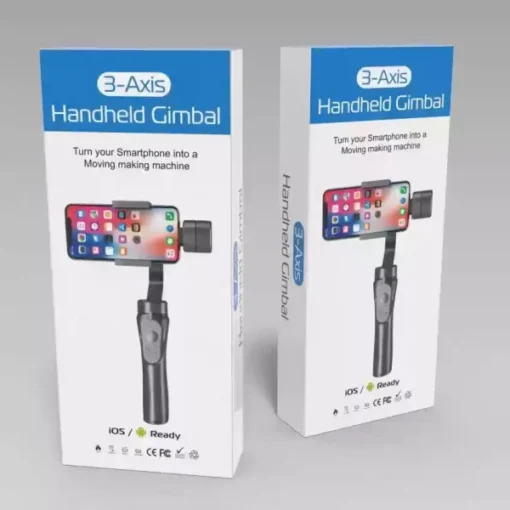 3-Axis Handheld Gimbal-Blue Pack