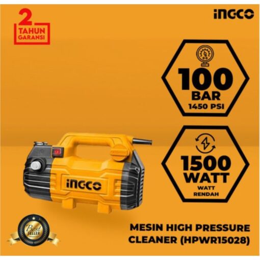 Ingco High Pressure Car Washer 100Bar 1500W 1450PSI