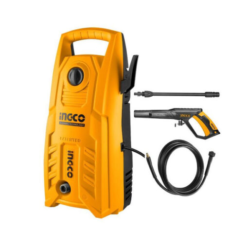 Ingco High Pressure Washer 1400W 130bar 1900psi, Auto Stop System - Image 2