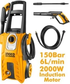 Ingco Industrial High Pressure Washer 2000W 150bar With Auto Stop Engine