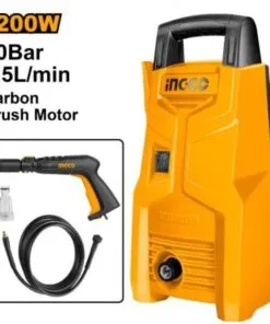 Ingco Pressure Washer With Soap Bottle 1200w