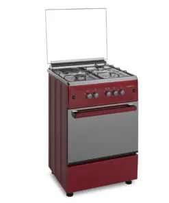 MAXI Gas Cooker 60*60 (3+1) INOX RED