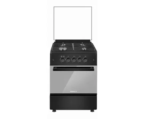 MAXI Gas Cooker 60 * 60 4B Basic Black Grey