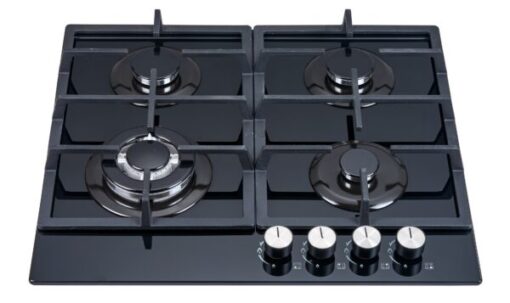 Polystar 4 Burner Gas Cooker Hob - Pv-gt60g4