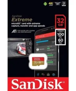 SanDisk Extreme microSD Card 32gb 100mb/s