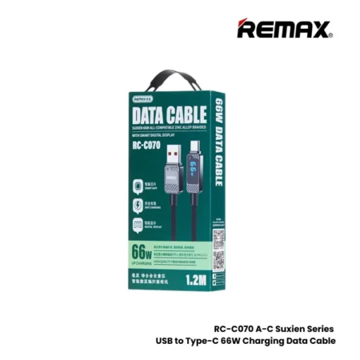 Remax RC-C070 Usb-C 1.2m Data Cable 66w