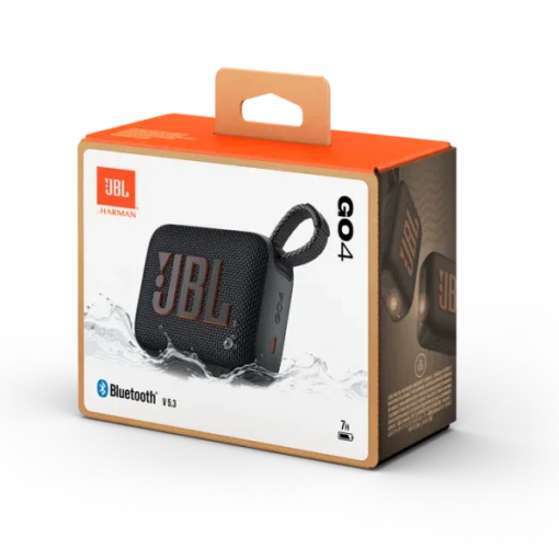 JBL Go 4 Portable Bluetooth Speaker Black