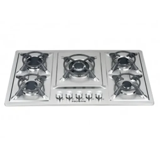 Polystar Stainless Steel 5 Built In Hob Glass Gas Cooker Pv-hbs5816