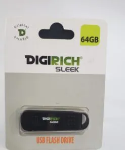 Digirich Sleek Flash Drive 64Gb Black