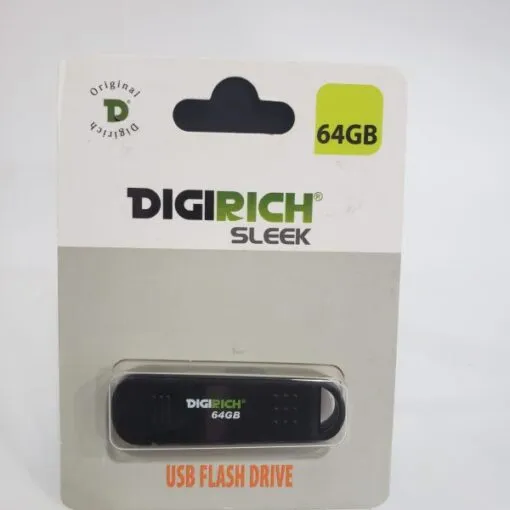 Digirich Sleek Flash Drive 64Gb Black