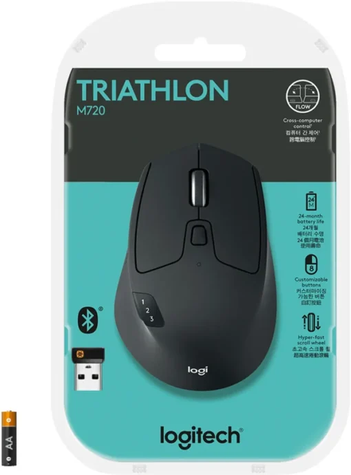 Logitech M720 Triathlon Multi-Device Wireless Mouse