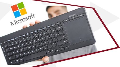 Microsoft 1632 All-in-One Wireless Keyboard - Image 3