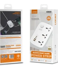Ldnio Sc3416 65w PD 3 Sockets/ 2 USB Power Strip
