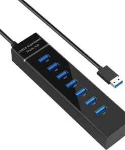 7 Ports 3.0 USB Hub Support 1Tb High Speed