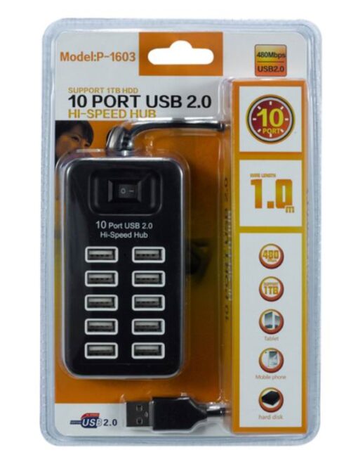 10 Ports Usb Hub Support 1Tb - Image 2