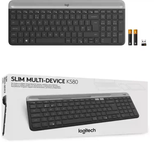 Logitech K580 Slim Multi-Device Wireless Keyboard - Image 4