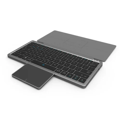 KF8700 Bluetooth Keyboard with Foldable Trackpad