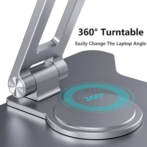 Qlt-0086 Laptop Stand with 360* Rotating Base V3.1 - Image 2