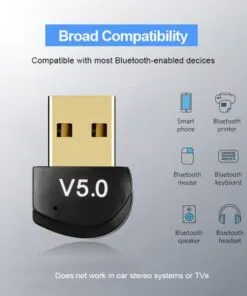 Wireless Usb Bluetooth 5.0 Adapter Dongle