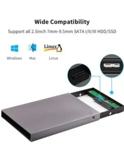 Ssk She095 2.5 Ssd /Hdd Sata Enclosure