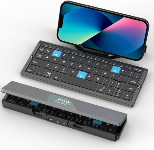 BOW HB199 Foldable Mini Bluetooth Keyboard - Image 2