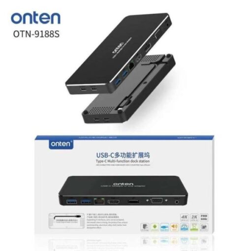 Onten Otn-91885 Type-C Multi-function Dock Station