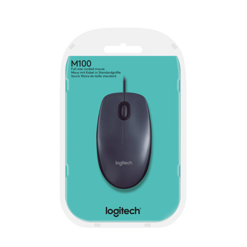 Logitech M100 Wired Mouse - Image 2