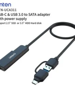 Onten Otn-UCA311 2 in 2 Usb-C & Usb to SATA Adapter