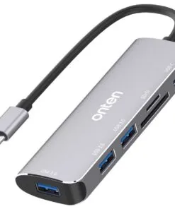 Onten Otn-95116D 6 in 1 USB-C Multi-function Hub