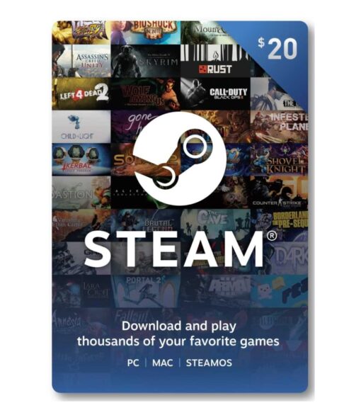 Steam Wallet Card- (Email Delivery)