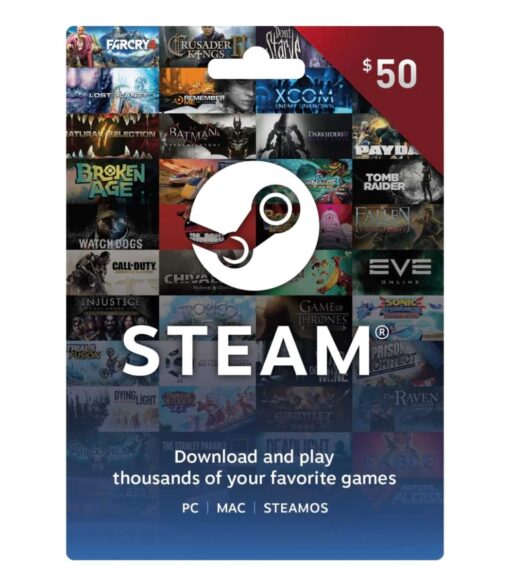 Steam Wallet Card- (Email Delivery)