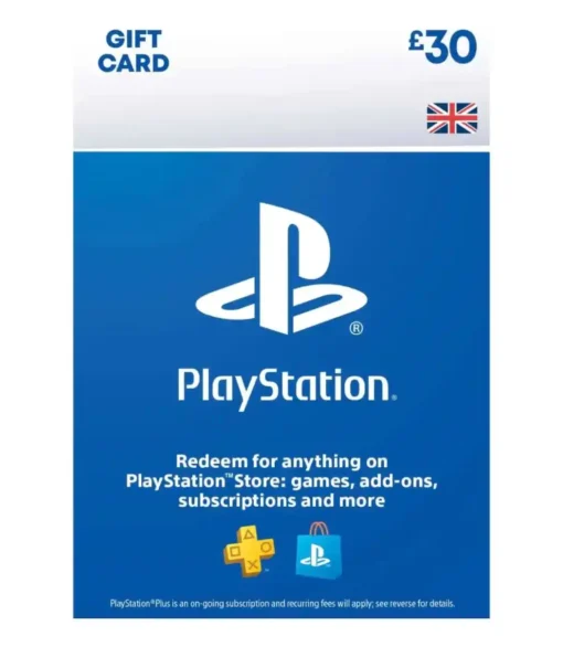 GBP Playstation Wallet Top Up UK account – [E-mail Delivery]