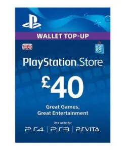 GBP Playstation Wallet Top Up UK account – [E-mail Delivery]