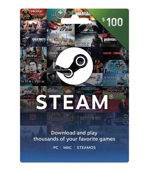 Steam Wallet Card- (Email Delivery)