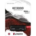 Kingston KC3000 PCIe 4.0 NVMe M.2 SSD with Aluminum Heat Spreader – 1TB