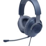 JBL Quantum 100 Wired over-ear gaming headset with flip-up Mic