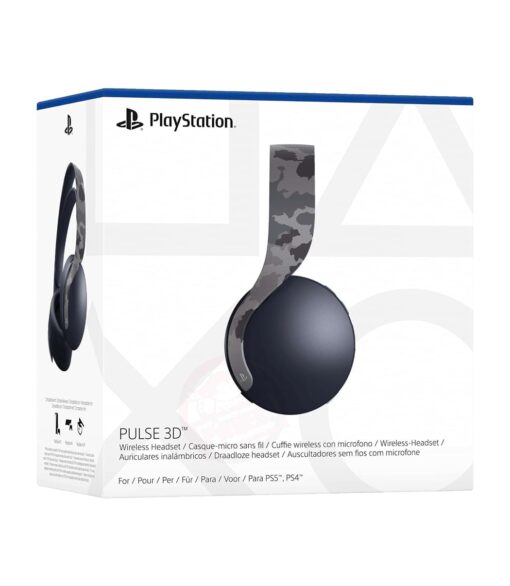 PS5 PULSE 3D Wireless Headset – Gray Camouflage