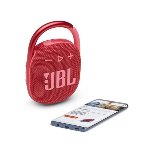 JBL Clip 4 Portable Bluetooth Speaker – Red - Image 5