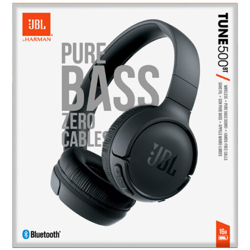 JBL Tune 500BT Bluetooth Headphone – Black