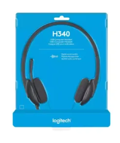 Logitech H340 USB Stereo Headset with Noise-Cancelling Mic