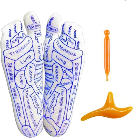 Reflexology Socks with Trigger Point Massage Tool - Image 6