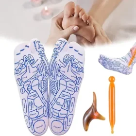 Reflexology Socks with Trigger Point Massage Tool