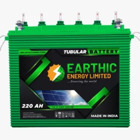 EARTHIC 220AH/ 12V TUBULAR BATTERY Model C20