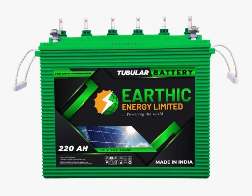 EARTHIC 220AH/ 12V TUBULAR BATTERY Model C20