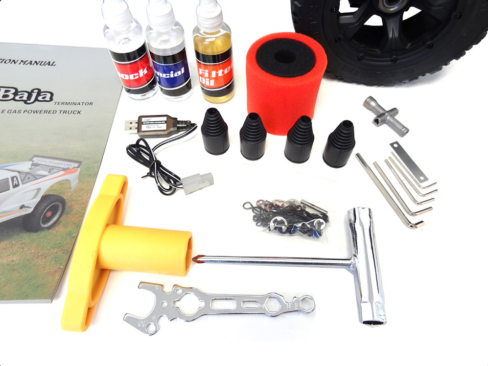 Gas Rc Truck 1/5 Scale 36cc Ready To Run 360T - Image 12