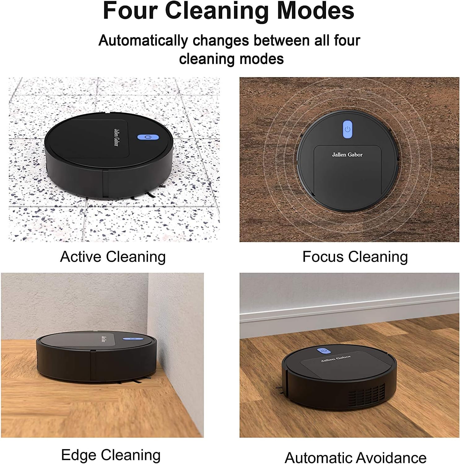 Jallen Gabor Intelligent Rechargeable Robot Vacuum Cleaner - Image 5