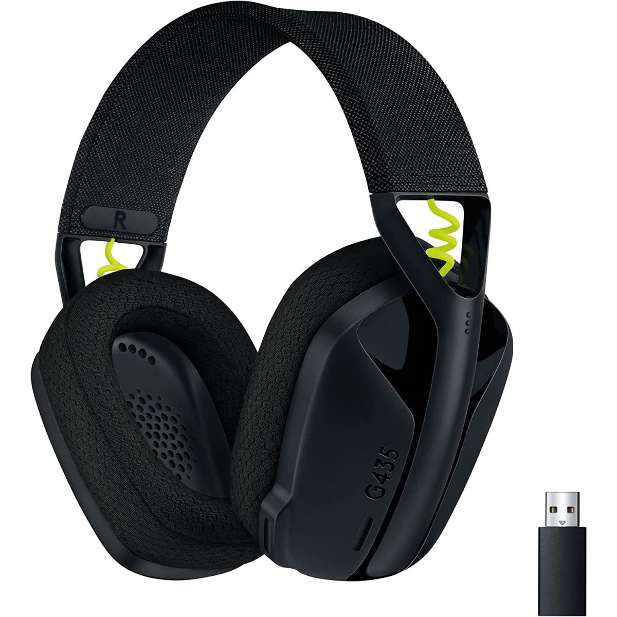 Logitech G435 LIGHTSPEED Wireless (Black) Dual Mode (2.4GHz & Bluetooth) Gaming Headset - Image 2