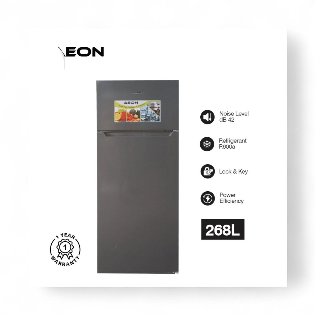 AEON 268L REFRIGERATOR DD TM TM D-FROST GREY ART298D - Image 4