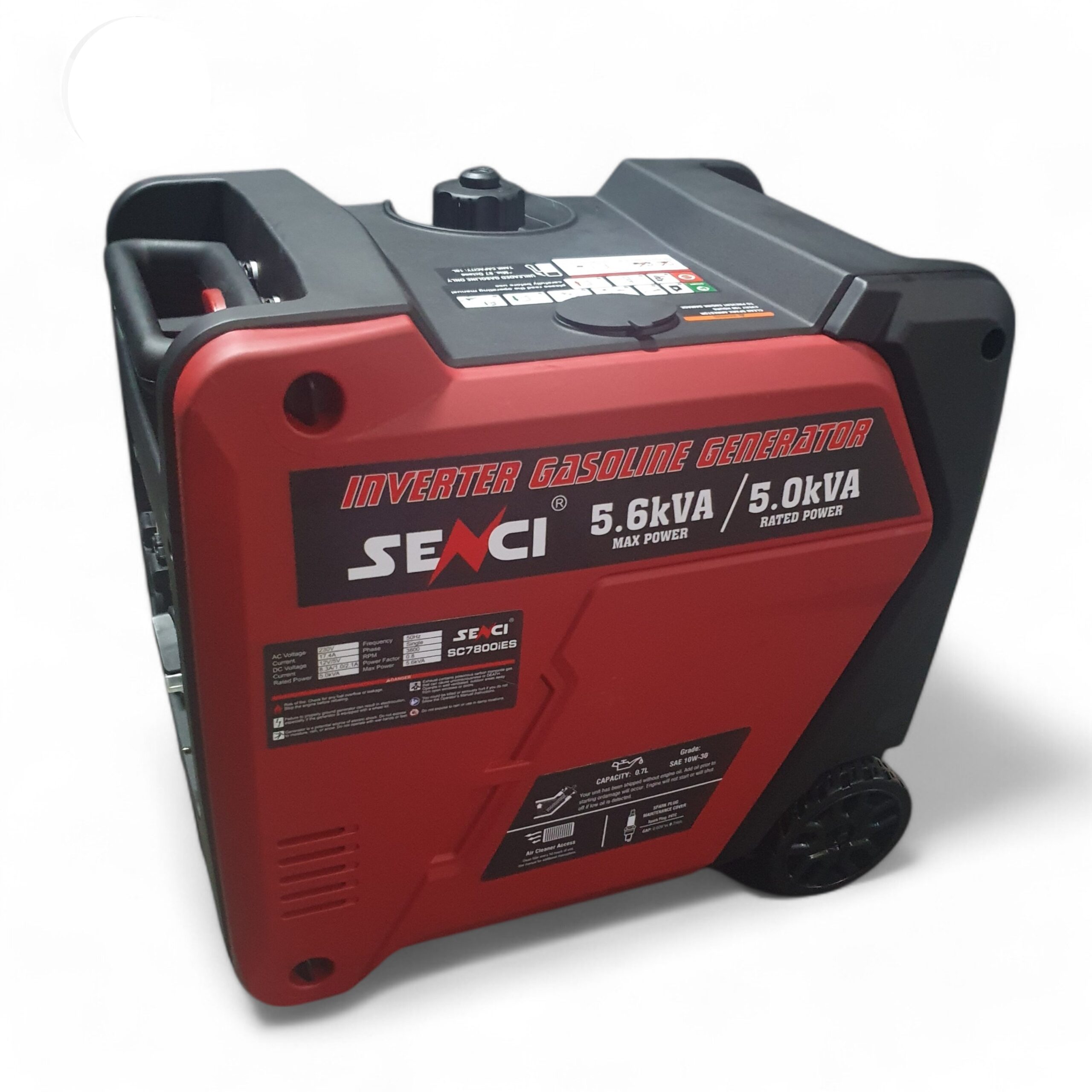 Senci SC7800iES 5.0kva / 5.6kva Inverter Petrol Generator - Image 3