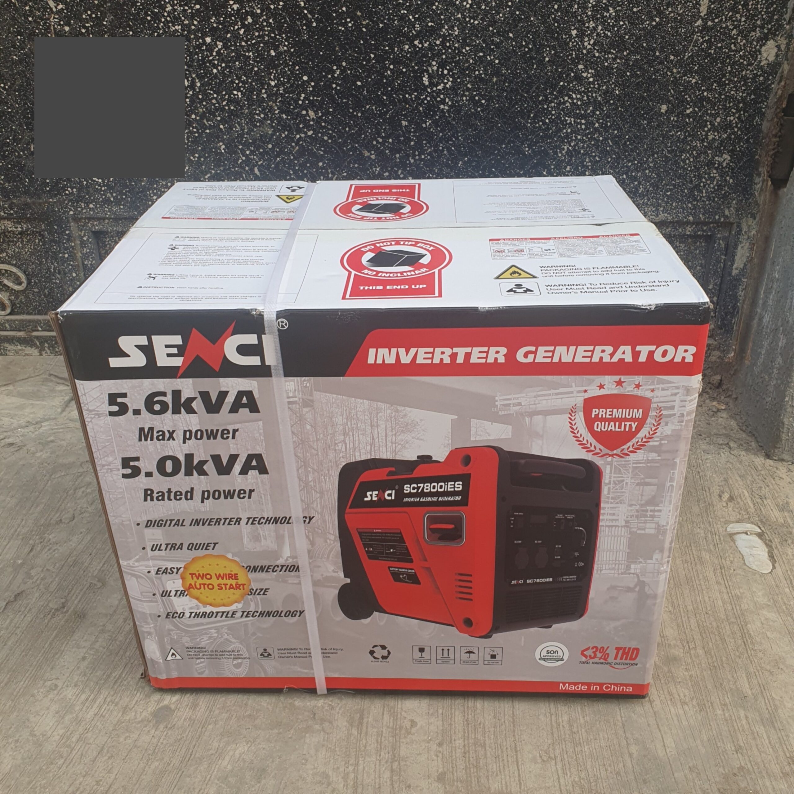 Senci SC7800iES 5.0kva / 5.6kva Inverter Petrol Generator - Image 6